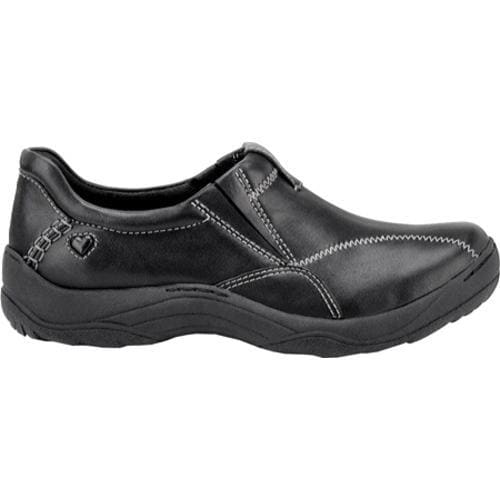 Women's Nurse Mates Andes Black Full Grain Leather Nurse Mates Slip ons