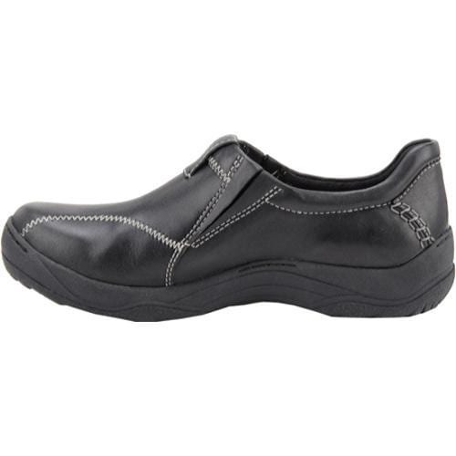 Women's Nurse Mates Andes Black Full Grain Leather Nurse Mates Slip ons