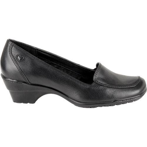 Women's Nurse Mates Jasmin Black Full Grain Leather Nurse Mates Slip ons