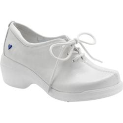 Women's Nurse Mates Nadia White Full Grain Leather Nurse Mates Heels