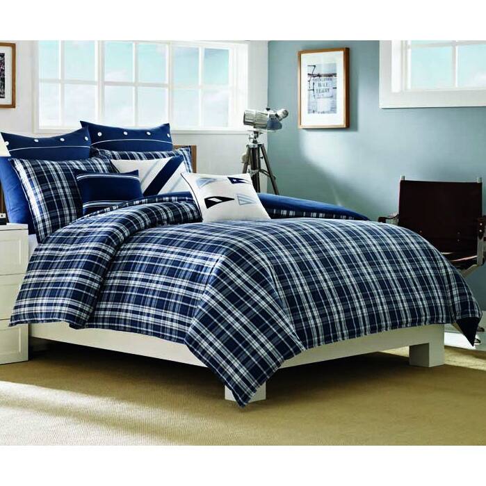 Nautica Grand Isle Point Cotton 3-piece Comforter Set