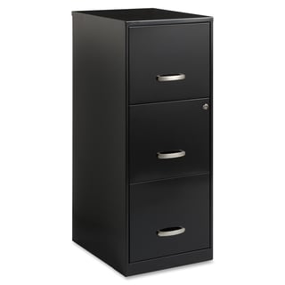 2 Drawer Filing Cabinet Black Steel Office Furniture Foolscap & A4 Files 