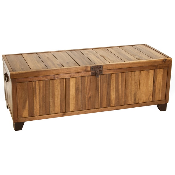 Christopher Knight Home Jada Wood Storage Ottoman Bench  