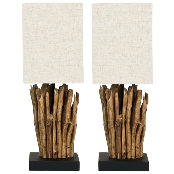 Safavieh Aspen Natural Wood Branch Table Lamps (Set of 2) Safavieh Lamp Sets