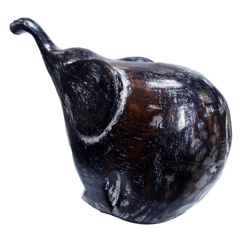 Handmade Decorative Elephant Statue (Indonesia) - Multi