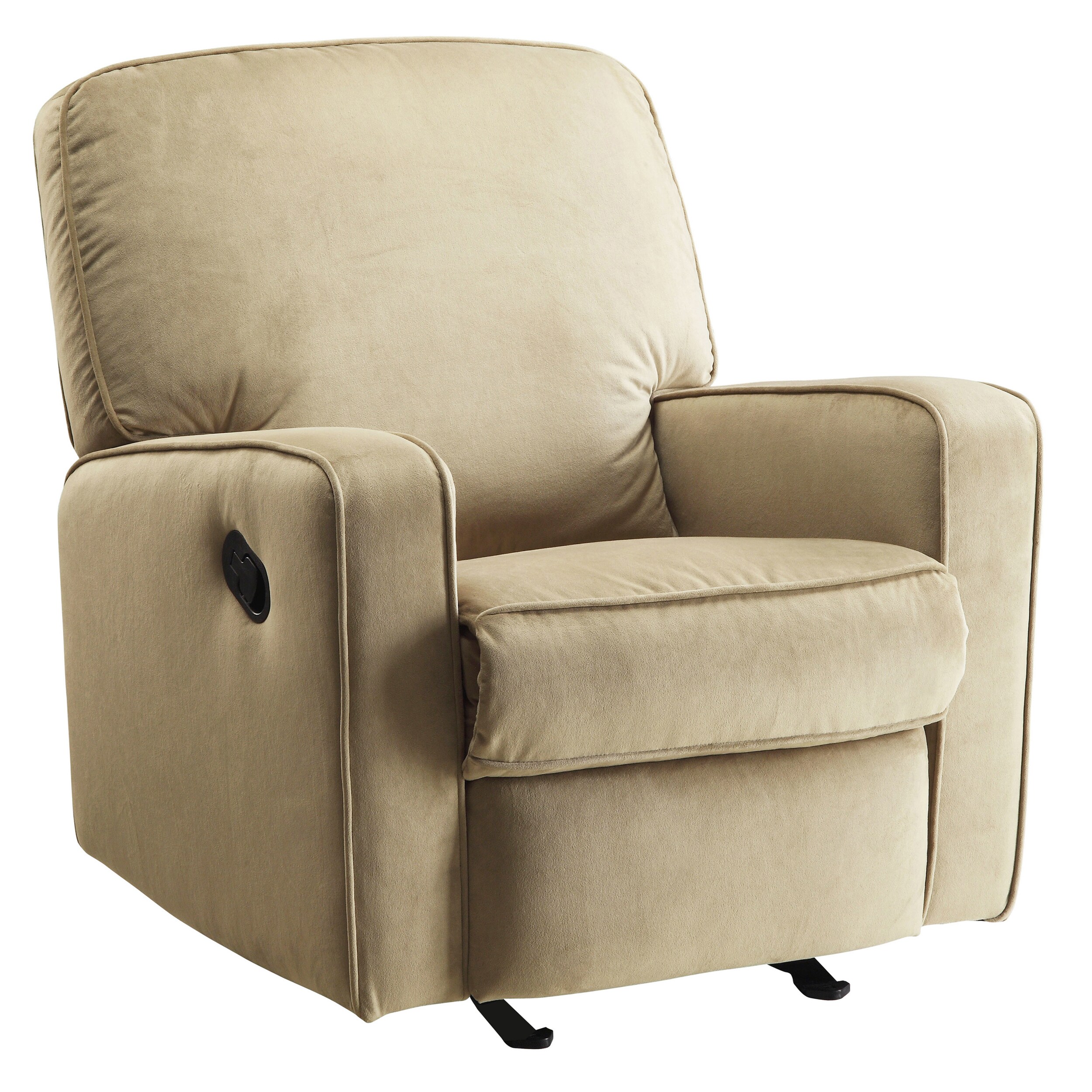 Bentley Camel Brown Fabric Modern Nursery Swivel Glider Recliner Chair Bentley Camel Brown Fabric Modern Nursery Swivel Glider Recliner Chair