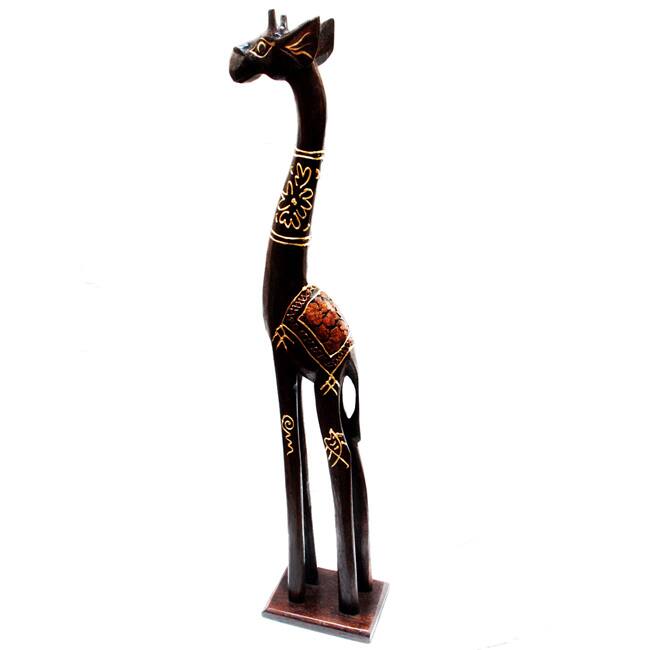 Gold Eggshell Giraffe Statue (Indonesia)