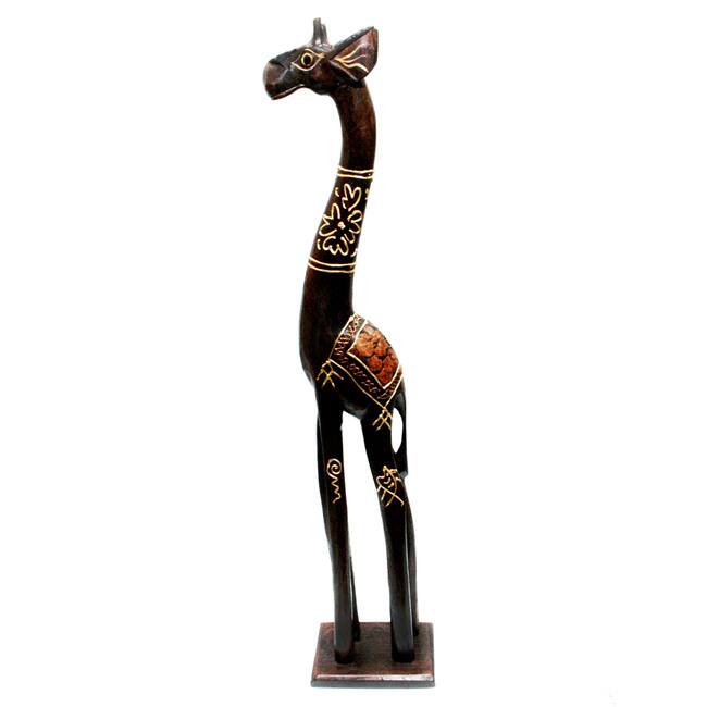 Gold Eggshell Giraffe Statue (Indonesia)
