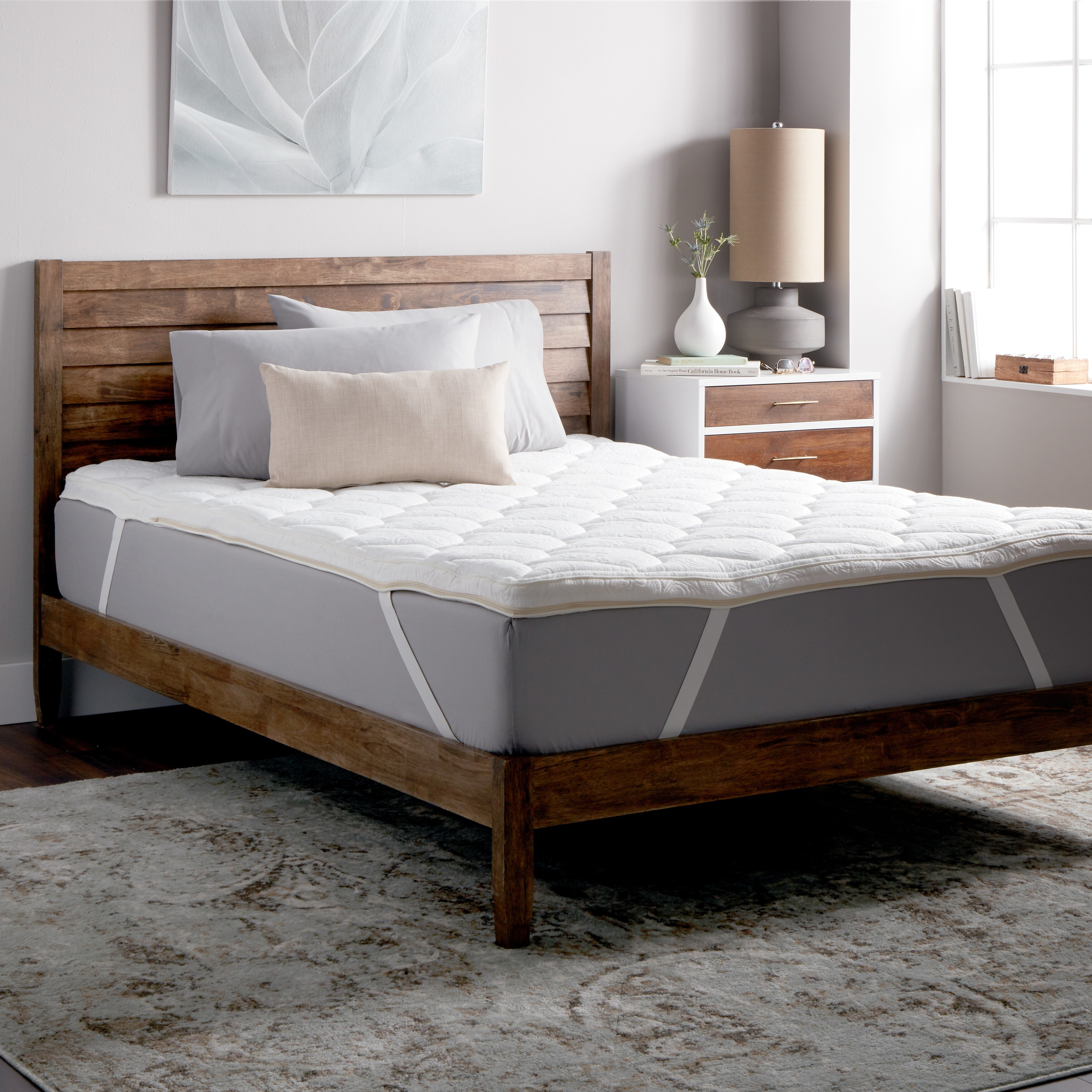 thumbnail image 2 of Sleep Savers Memory Foam LUXE Topper – All Sizes, CertiPUR-US, Breathable & Hypoallergenic 2 of 3