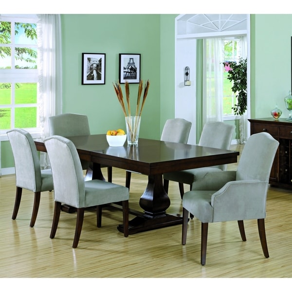 Shop Beige Set of 2 Velvet Dining Chairs - Free Shipping Today