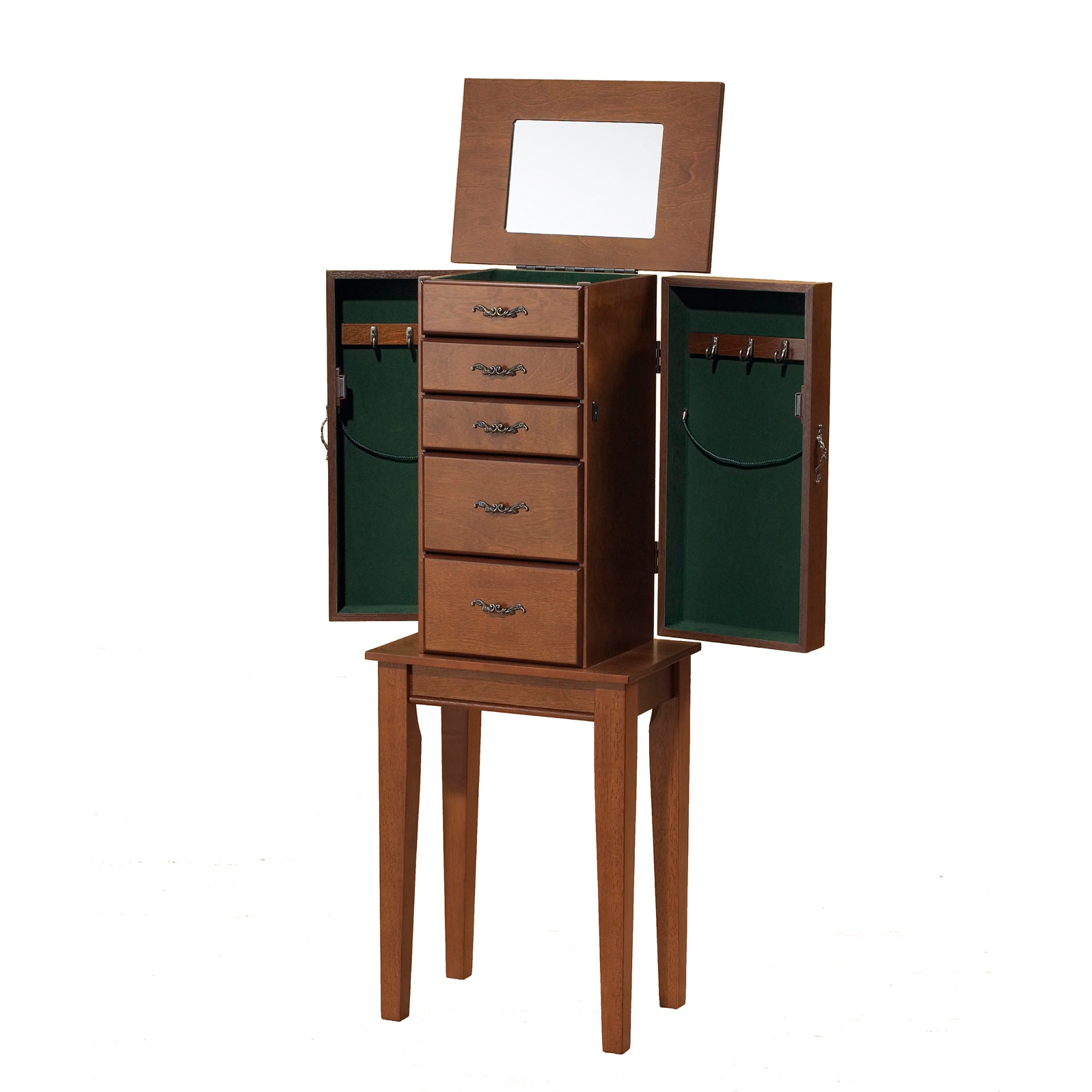 Solid Wood Jewelry Armoire