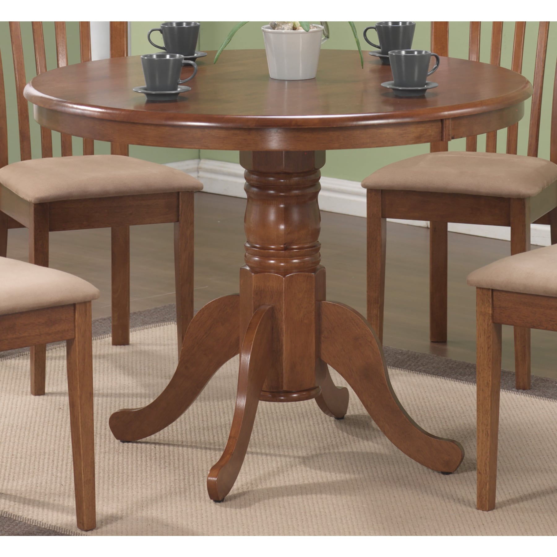 Coaster Company Oak Dining Table - 30" x 40" Brown 30" x 40