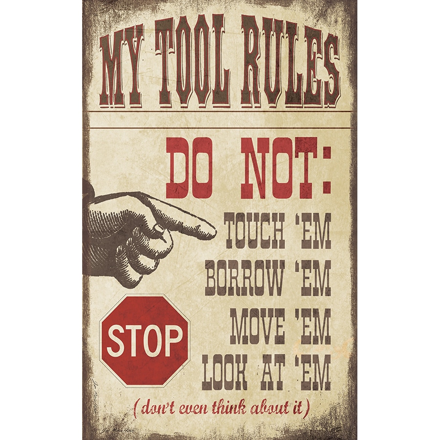 Jo Moulton My Tool Rules Paper Print (unframed)