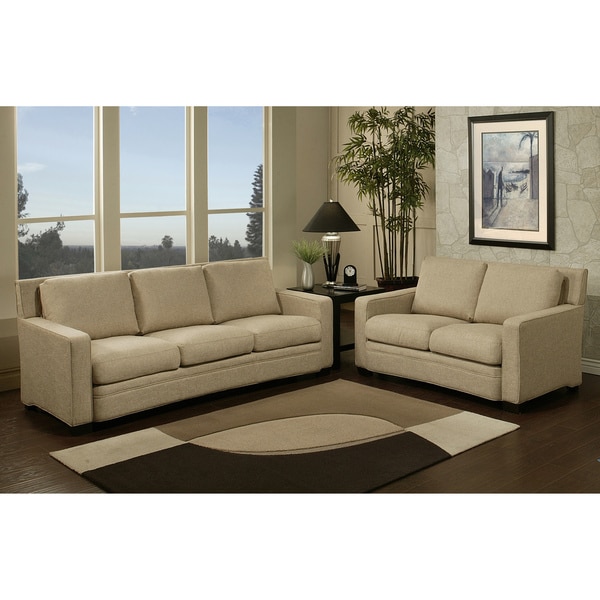 ABBYSON LIVING Preston Fabric Sofa and Loveseat Set