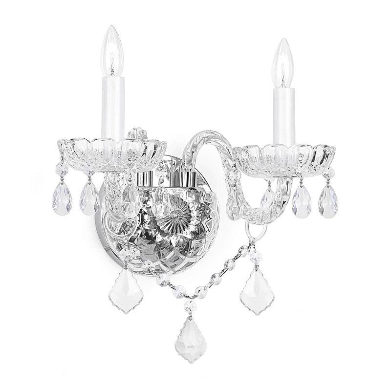 Gallery Venetian Crystal 2-light Wall Sconce