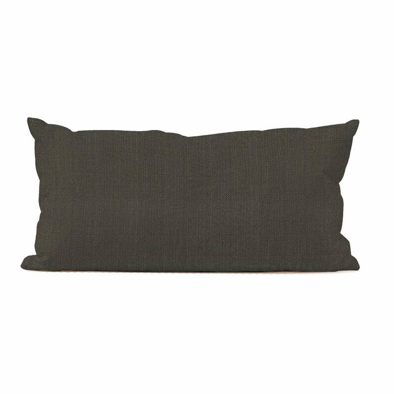 Sterling Charcoal Kidney Decorative Pillow - Grey