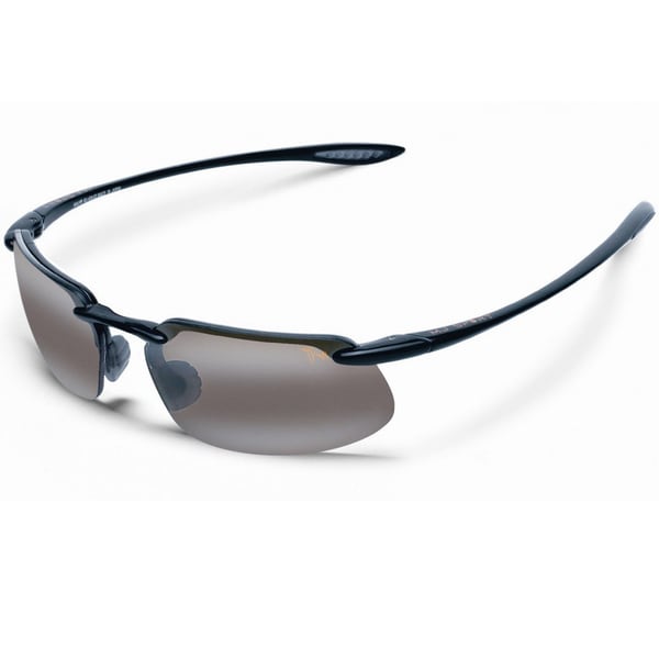 Maui Jim Unisex 'Kanaha' H409 02 Semi Rimless Sport Sunglasses Maui Jim Sport Sunglasses