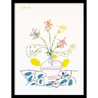 Pablo Picasso Vase with Flowers (19 x 25-inch) - Bed Bath & Beyond