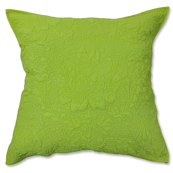 Cottage Home Marlow Green Euro Sham Cottage Home Throw Pillows