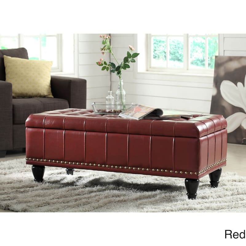 OSP Home Furnishings Caldwell Storage Ottoman