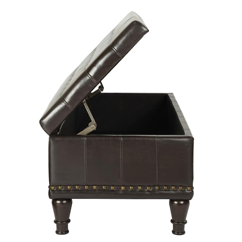 OSP Home Furnishings Caldwell Storage Ottoman