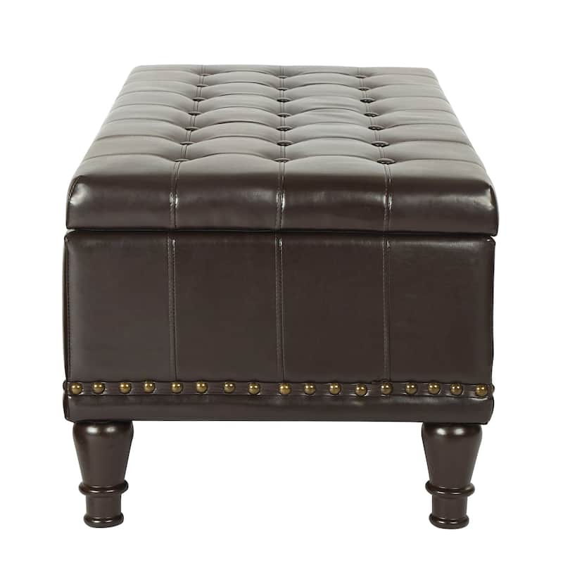OSP Home Furnishings Caldwell Storage Ottoman