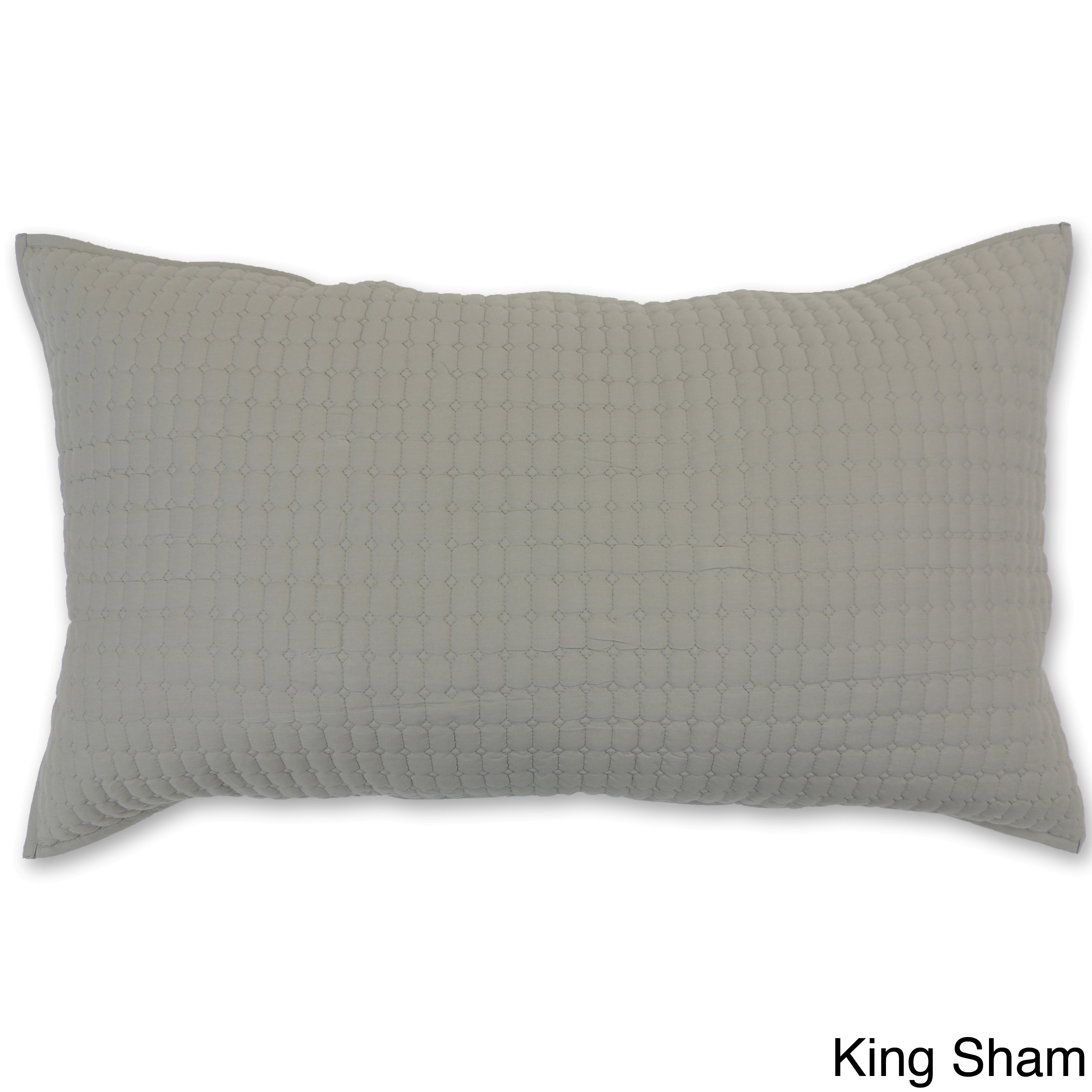 Cottage Home Urkin Gray Sham Grey Size King