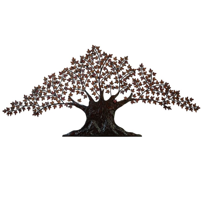 Casa Cortes Handcrafted Tree of Life Large Metal Wall Art Decor