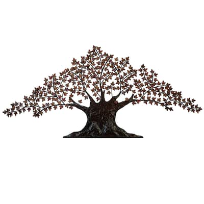 Casa Cortes Handcrafted Tree of Life Large Metal Wall Art Decor