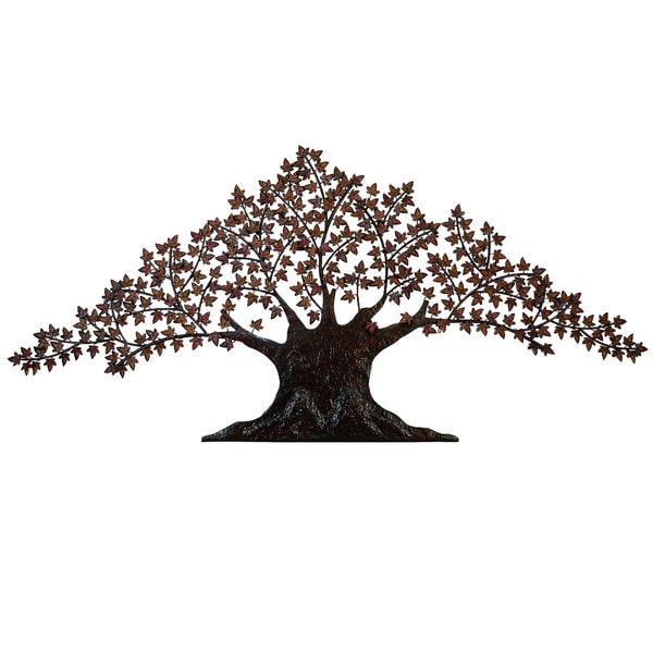 Casa Cortes Handcrafted Tree of Life Large Metal Wall Art 