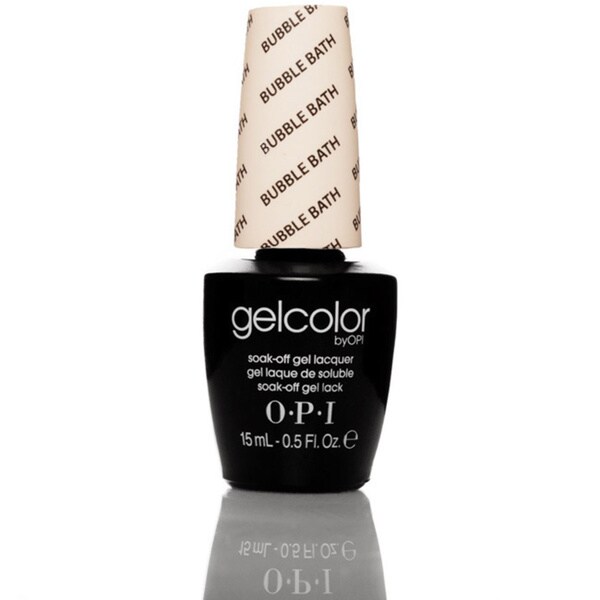 Shop OPI Gelcolor Bubble Bath SoakOff Gel Lacquer Free Shipping On