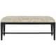 preview thumbnail 3 of 1, SAFAVIEH Zambia Floral Beige Bench - 46" W x 19" D x 20" H