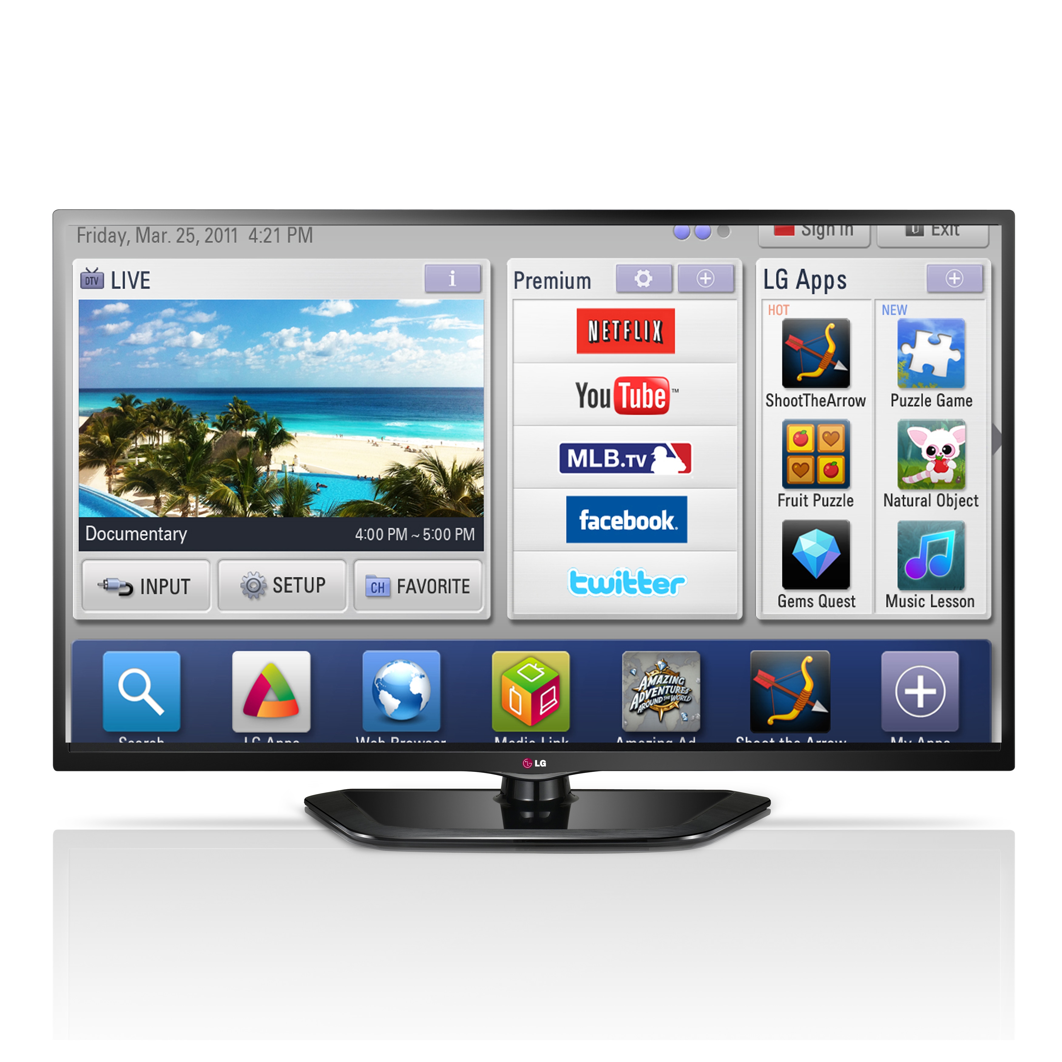 lg smart tv share screen pc