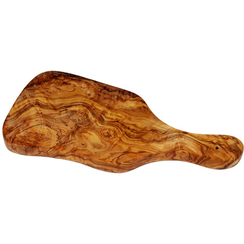 Handmade Olive Wood Bread/Cheese Cutting Board (Tunisia)