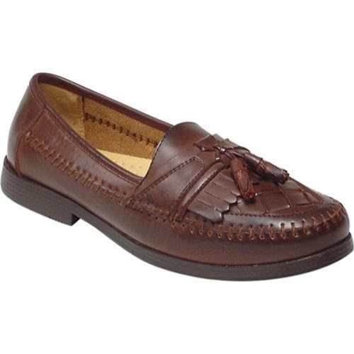 Men's Deer Stags Herman Dark Maple Leather/Synthetic Moccasins