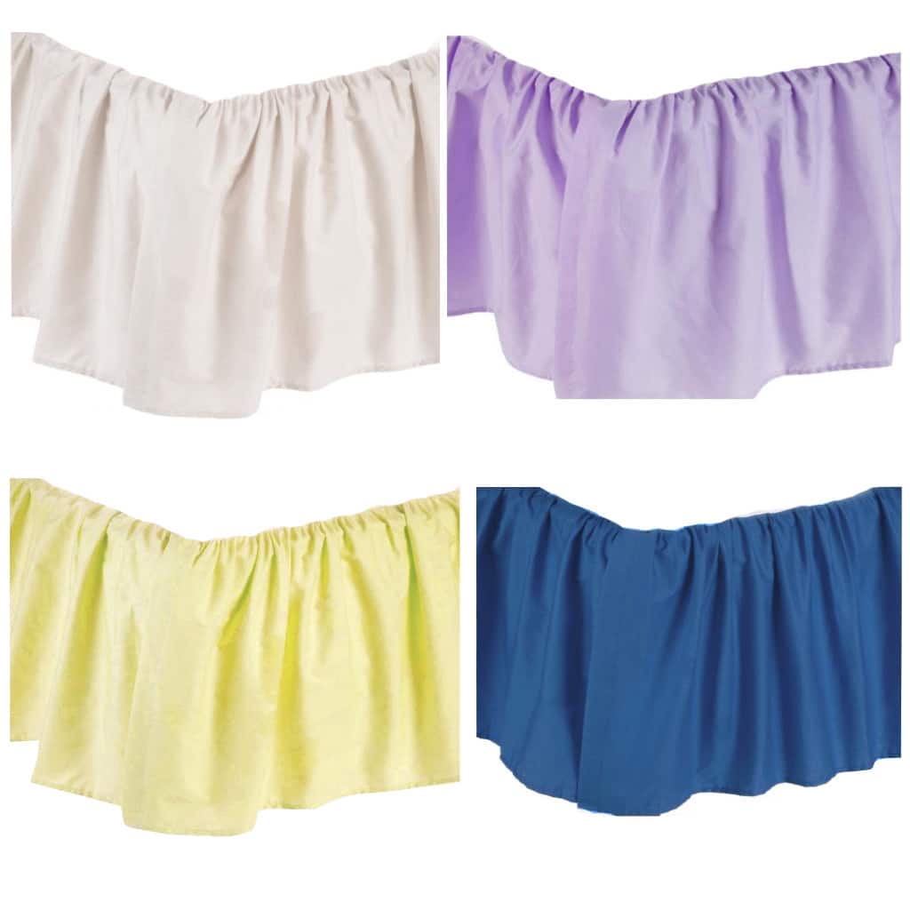 American Baby Cotton Percale Dust Ruffle