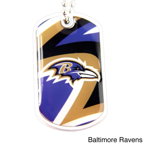 NFL Chain Dynamic Dog Tag Charm Necklace