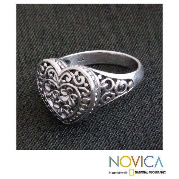 Sterling Silver Loyal Heart Ring (Indonesia)   15326465  