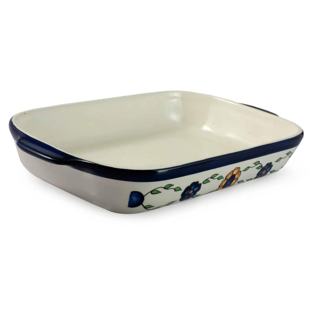 Handmade Ceramic 'Margarita' Rectangular Serving Dish (Guatemala)