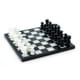 preview thumbnail 3 of 2, NOVICA Triumph Hand Carved Black and White Onyx and Marble Game Suitable for Boys Girls or Family Night Decorative Chess Set Black