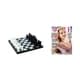 preview thumbnail 4 of 2, NOVICA Triumph Hand Carved Black and White Onyx and Marble Game Suitable for Boys Girls or Family Night Decorative Chess Set