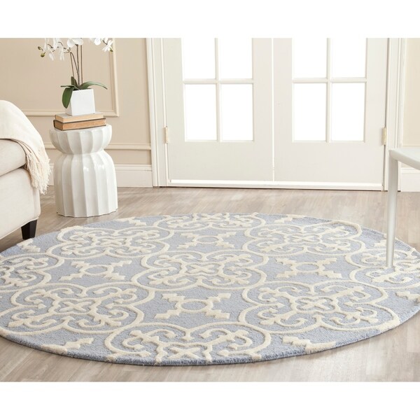 Shop Safavieh Handmade Cambridge Moroccan Light Blue Tufted Wool Rug