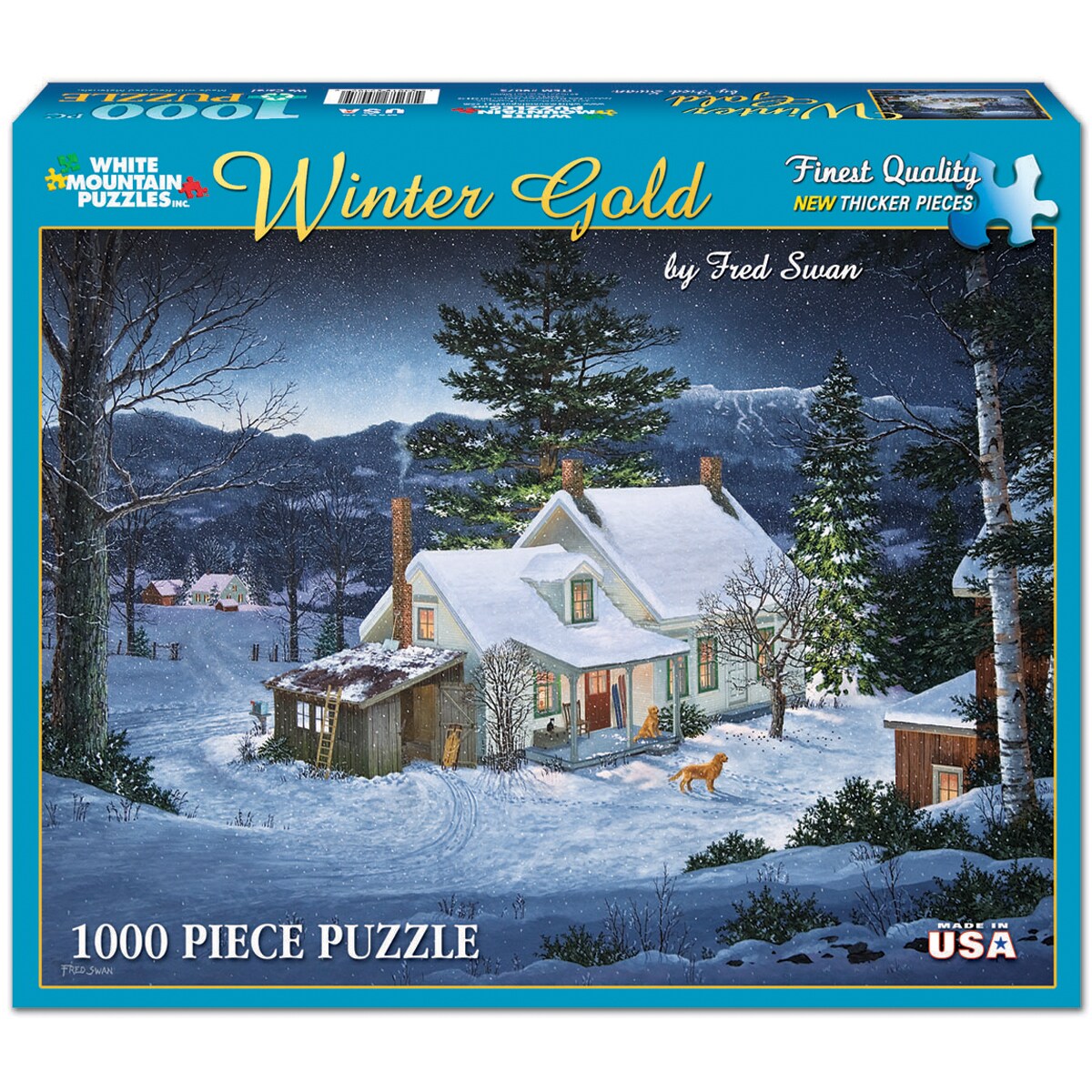 White Mountain Puzzles Vanity Plates – 1000 Piece Jigsaw Puzzle Of U.S. License Plates - View #6