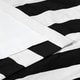 preview thumbnail 6 of 9, Exclusive Fabrics Cabana Black Stripe Cotton Curtain (1 Panel)