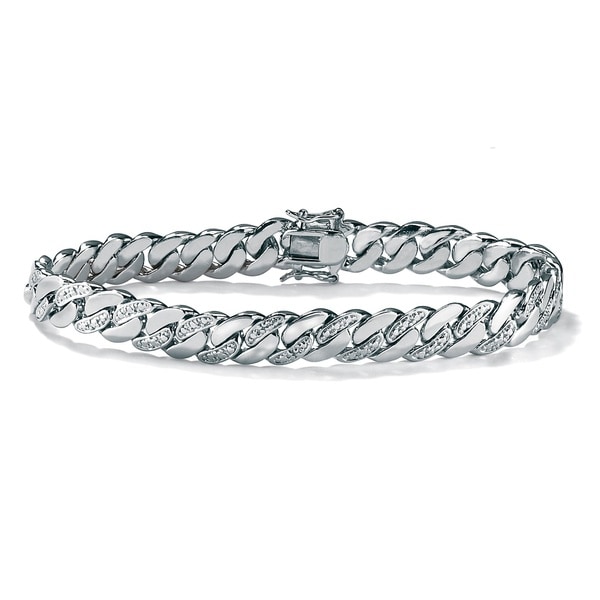 Diamond Men S Bracelets Shop Online At Overstock