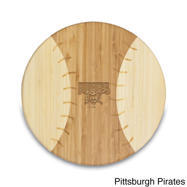 Mlb National League Homerun  Bamboo Round Cutting Board