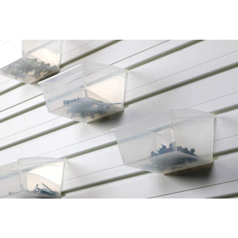 10 Piece Slatwall Panel, Cabinet, Bin Storage Set