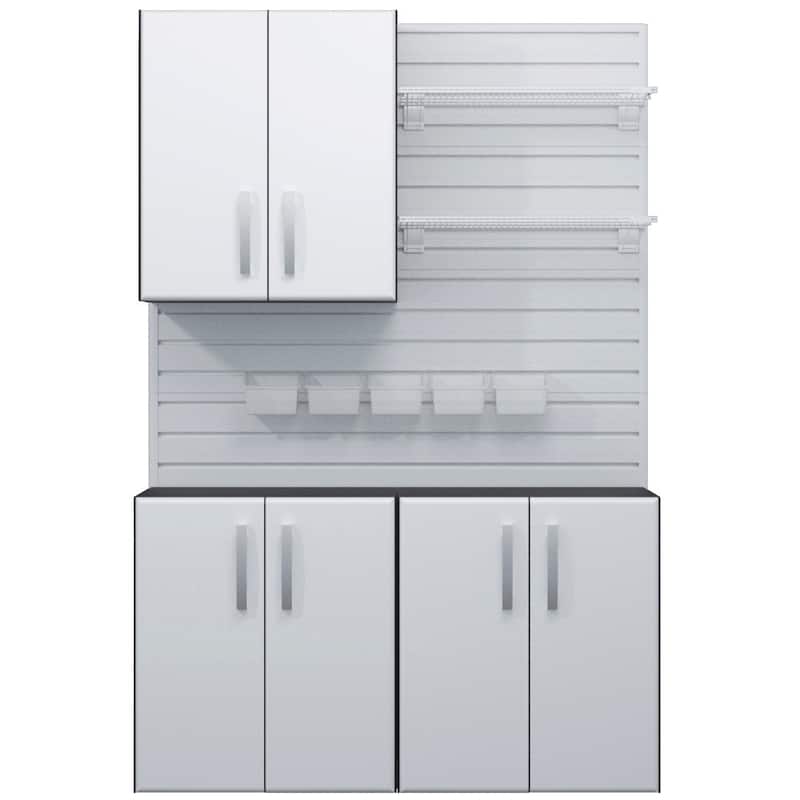 11 Piece Canibet, Shelf, Small Hard Bin Workstation Set