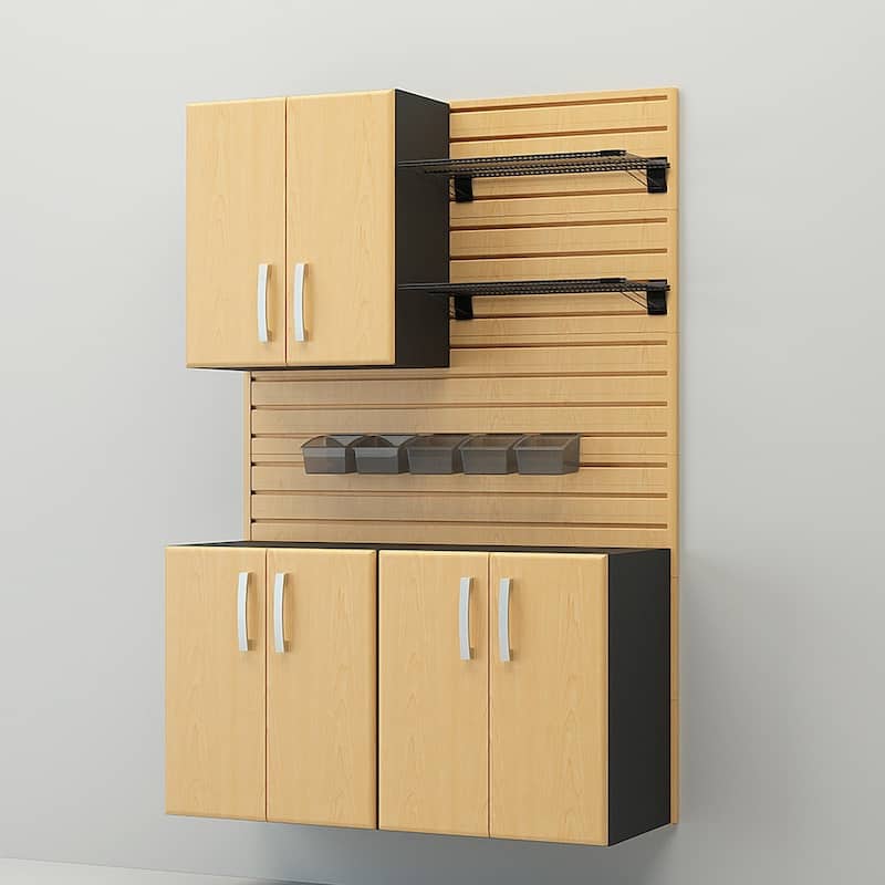 11 Piece Canibet, Shelf, Small Hard Bin Workstation Set