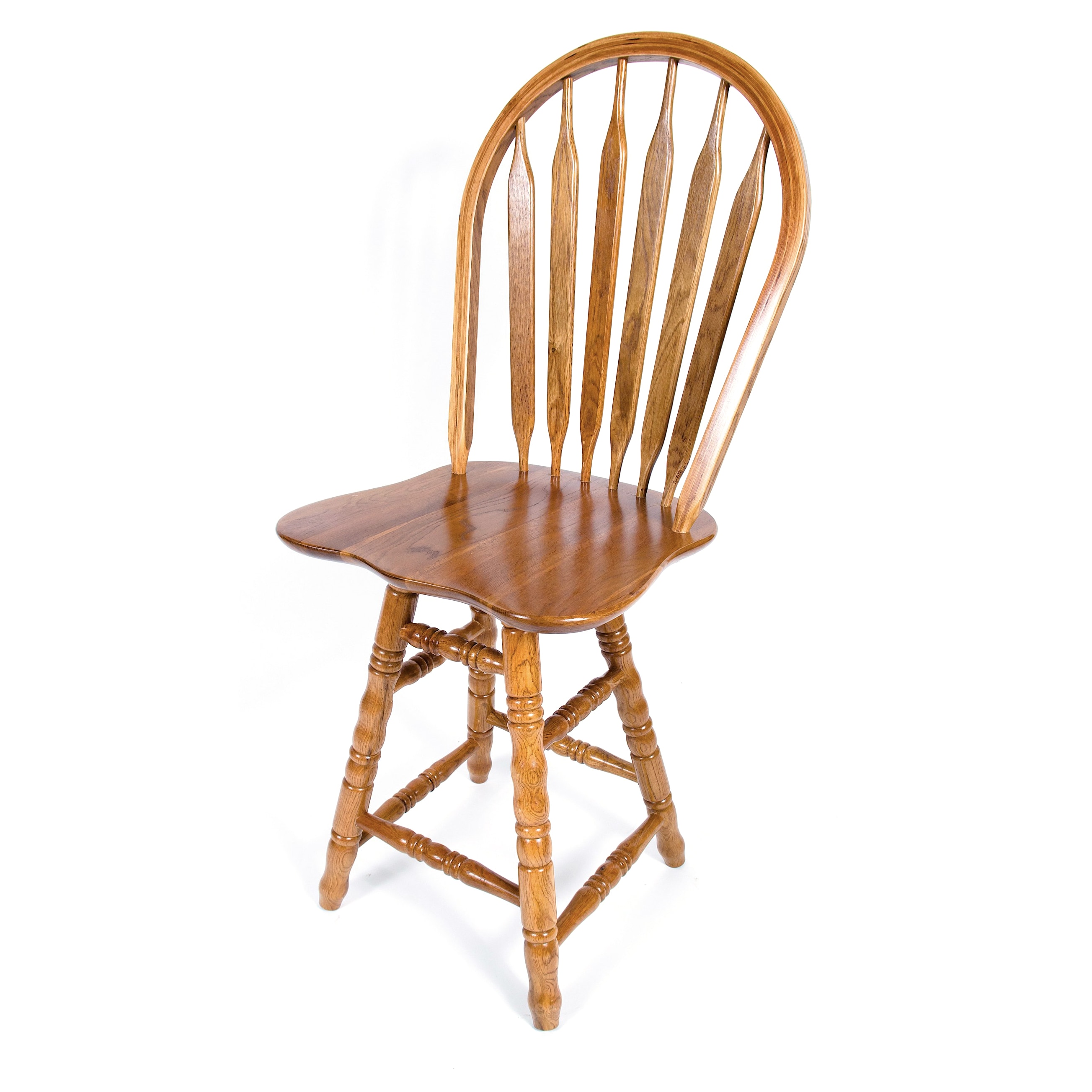 Arrow Back Swivel Turned 30 inch Bar Stool Today $147.99